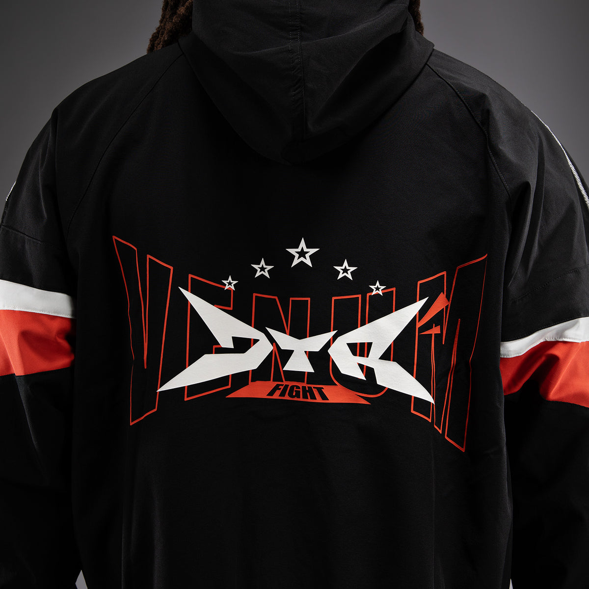 Veste de survêtement Venum x DTR Fight Attack 90 - Noir/Orange - product-type_Vestes