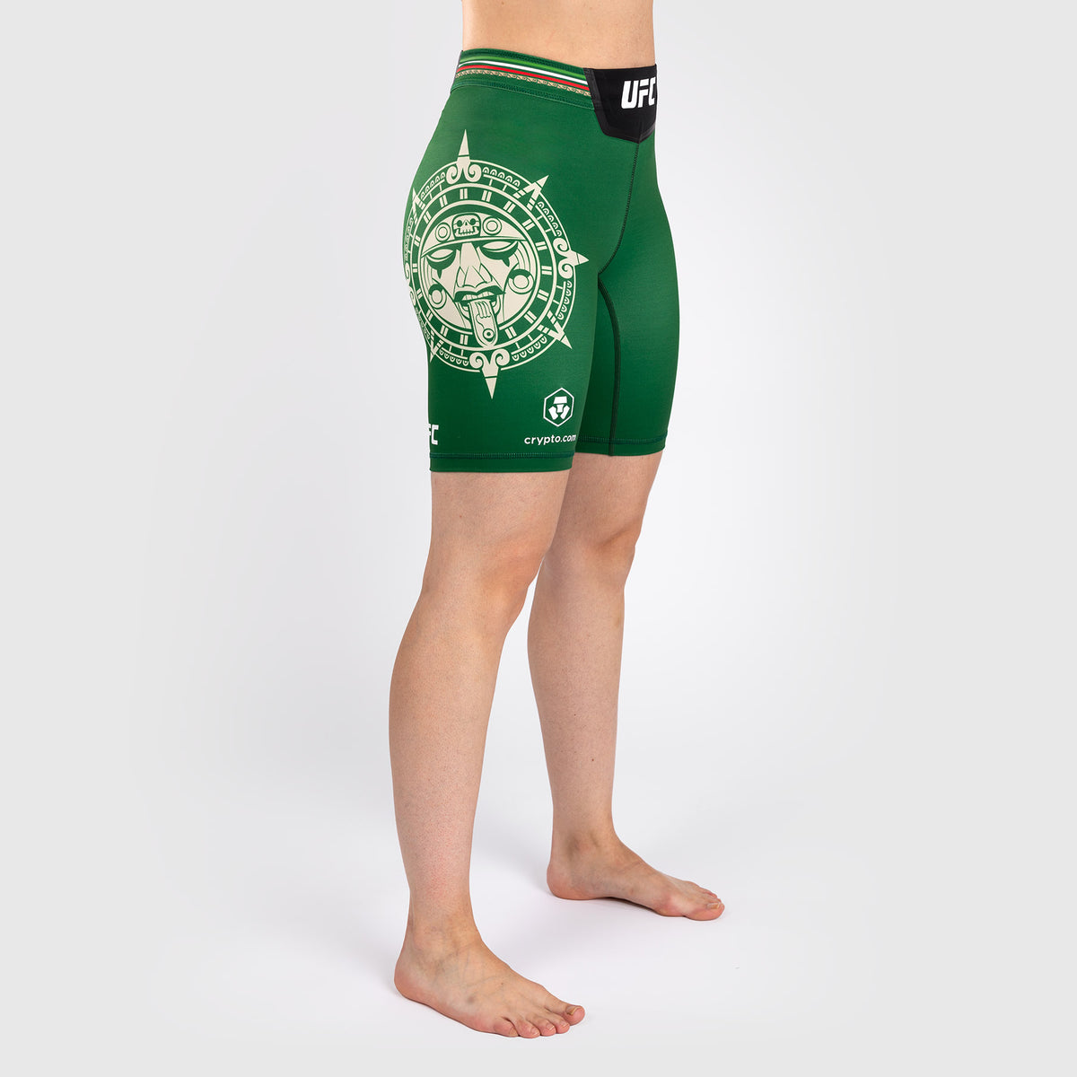 Noche UFC by Venum Authentic Fight Night Short de compression pour Femmes - Coupe Longue - Vert - product-type_Shorts de compression