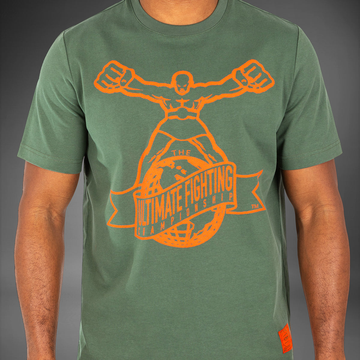 T-Shirt UFC by Venum Ulti-Man - Kaki/Orange - product-type_T-Shirts