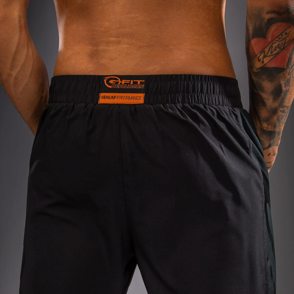 Short d’entraînement Venum G-Fit Revolution - Noir/Cuivre - product-type_Shorts de training