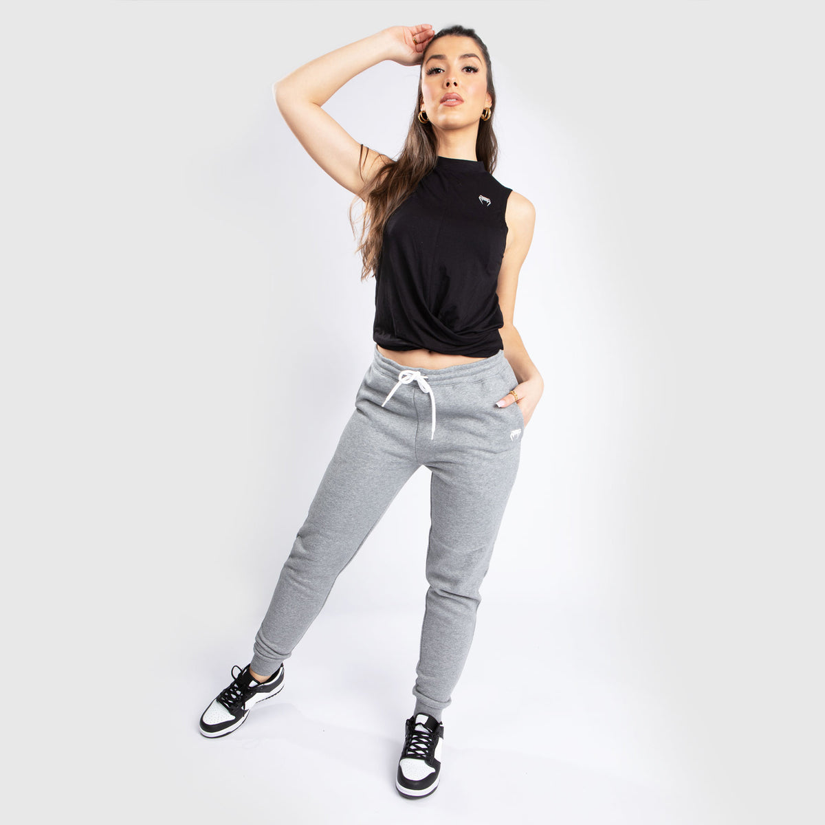Pantalon de Jogging Venum Classic - Pour Femmes - Gris Chiné Clair - product-type_Pantalons de jogging