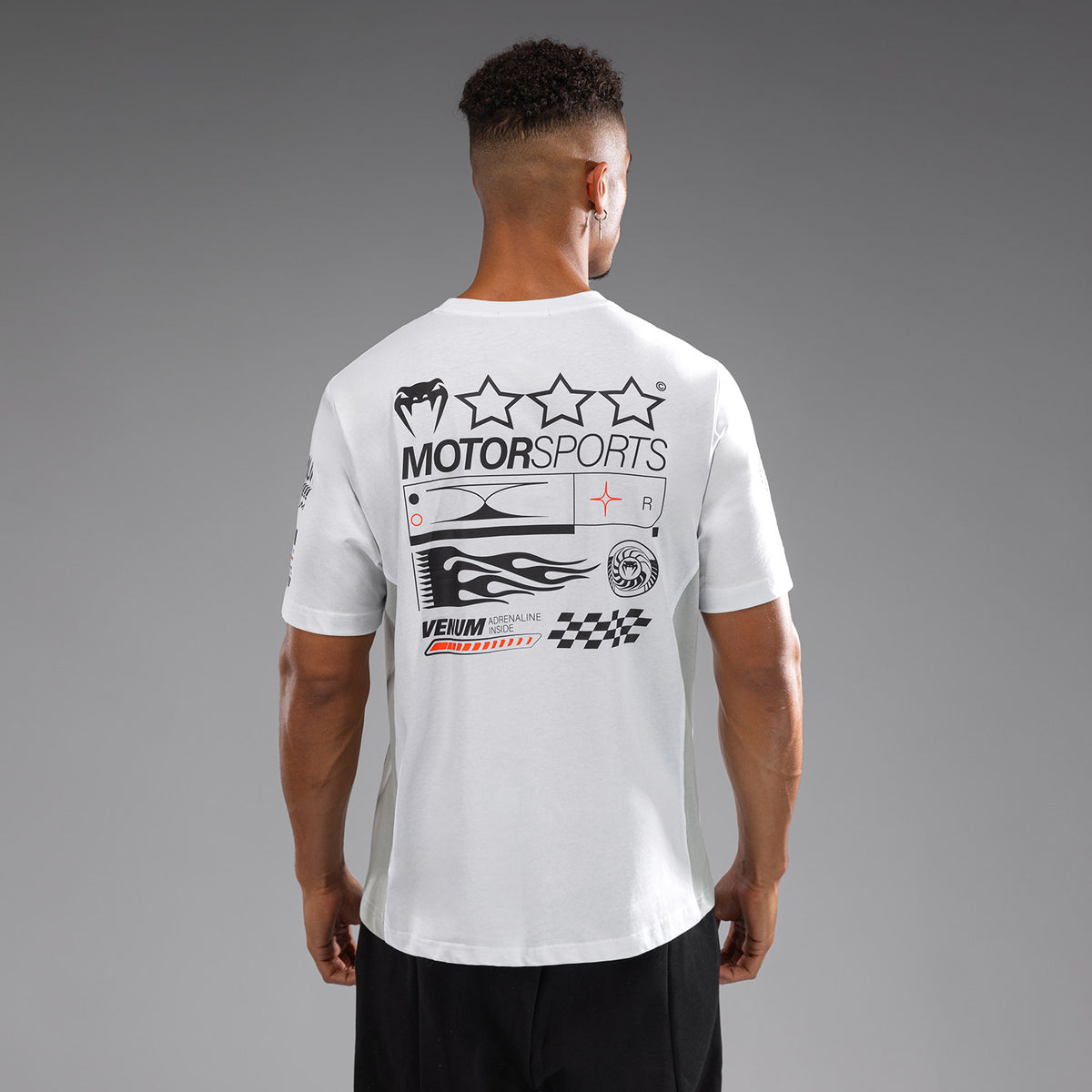T-Shirt Venum Motorsports - Blanc Neige