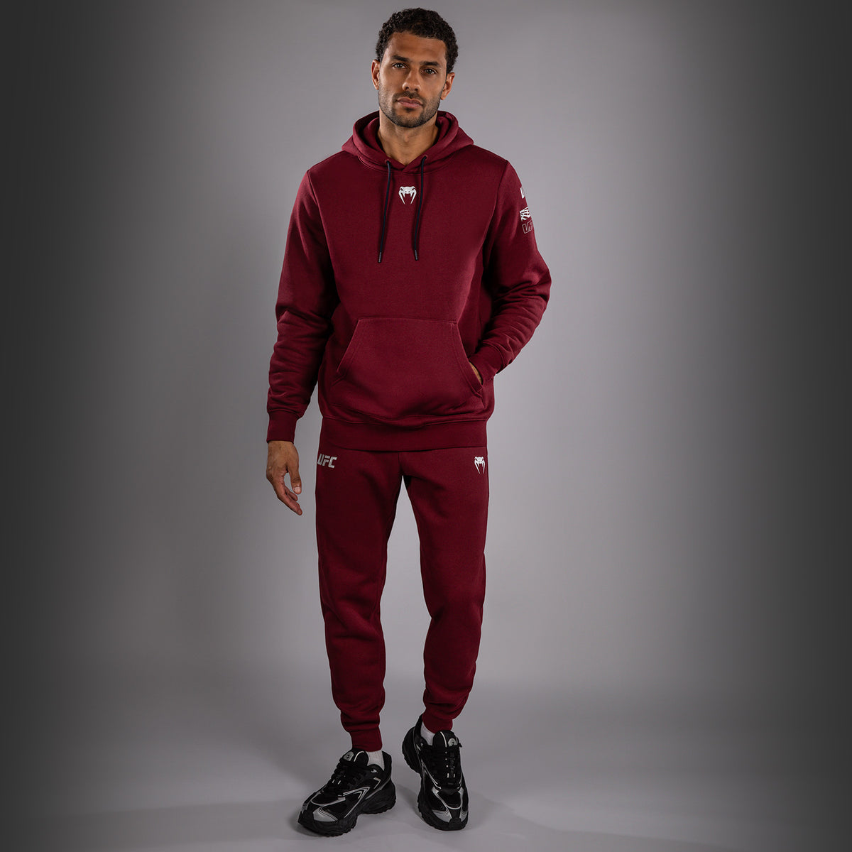 Sweat à capuche Homme UFC Zenith by Venum Authentic Fight Week - Bordeaux - product-type_Sweatshirts