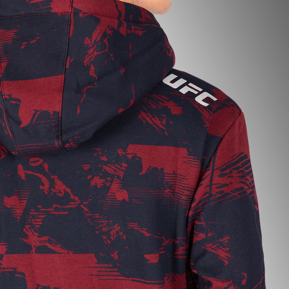 Sweat à capuche Femme UFC Zenith by Venum Authentic Fight Week - Bleu marine/Bordeaux/Argent - product-type_Sweatshirts