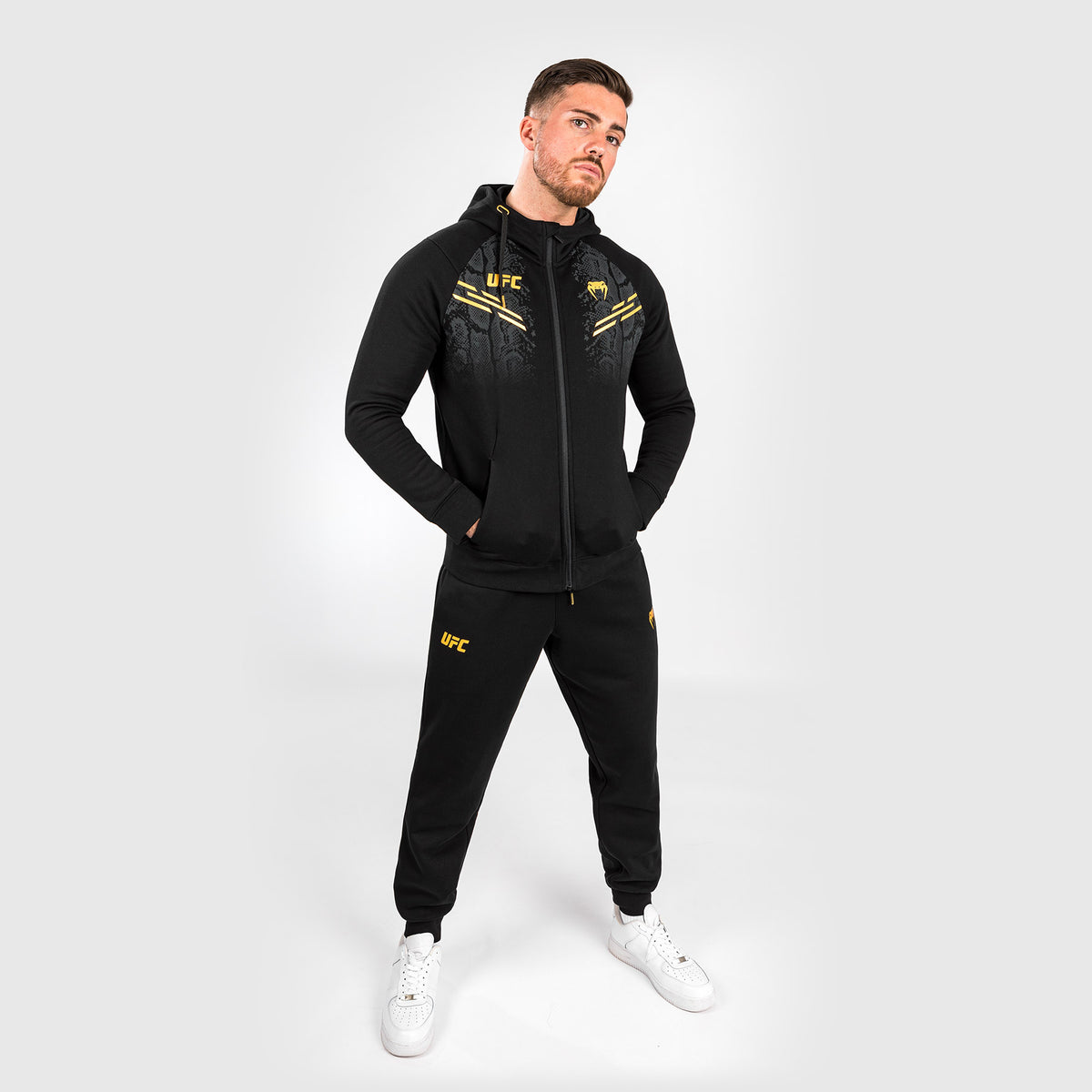 Sweat à Capuche Zippé Homme UFC Adrenaline by Venum Replica – Champion - product-type_Vestes