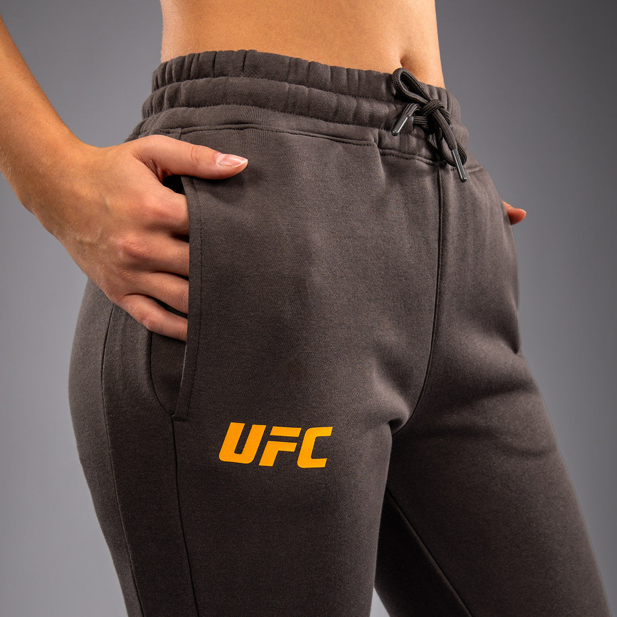 Pantalon en Coton pour Femmes UFC Fusion by Venum Fight Week - Marron Terrestre - product-type_Pantalons de jogging