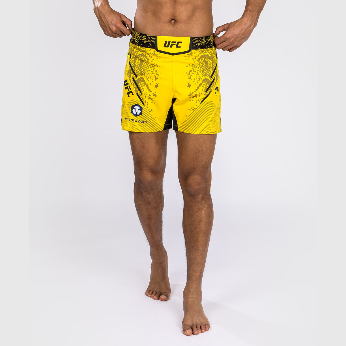 Short de combat personnalisé Coupe courte pour Hommes UFC Adrenaline by Venum Authentic Fight Night – Jaune - product-type_Shorts de MMA
