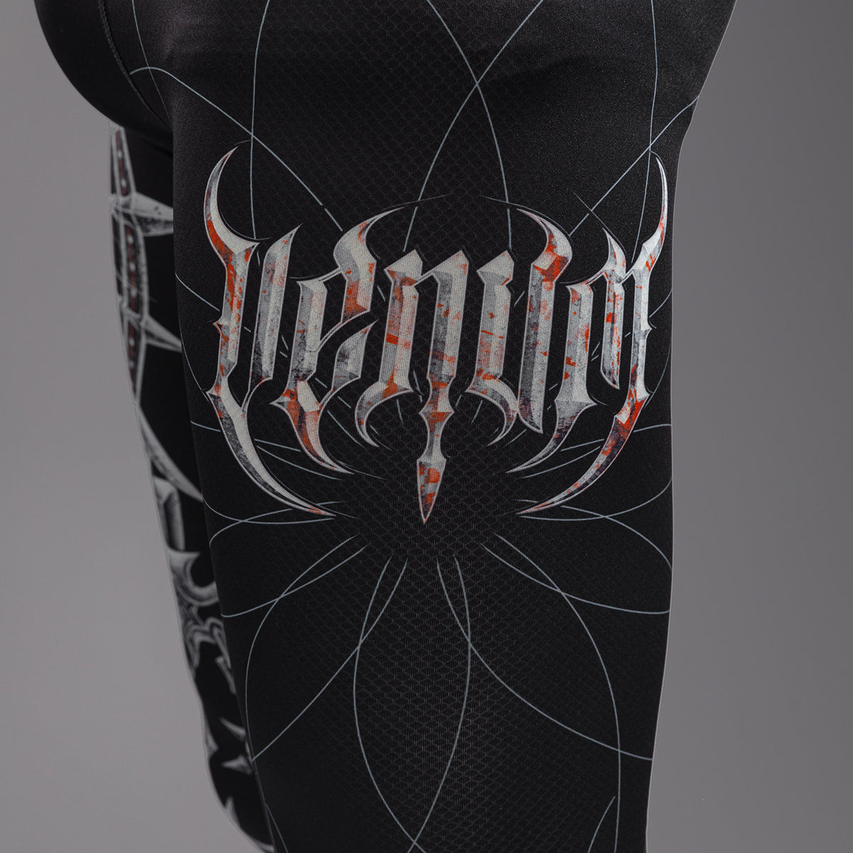 Pantalon de Compression pour Hommes Venum Gladiator 5.0 - Noir/Argent - product-type_Pantalons de Compression