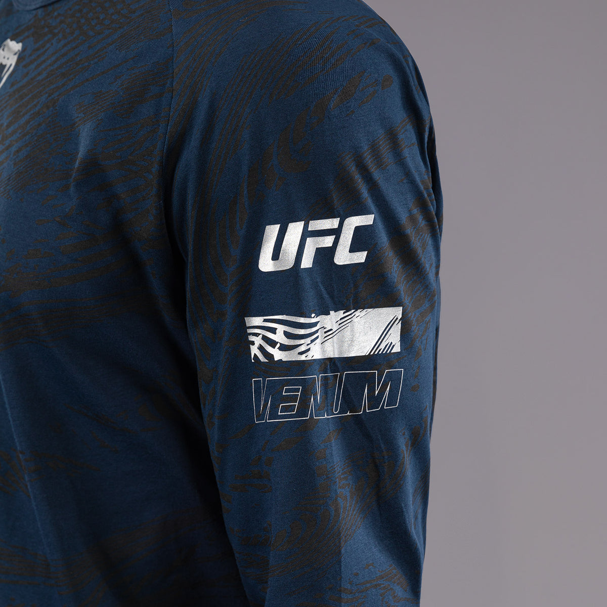 T-shirt à Manches Longues pour Hommes UFC Fusion by Venum Fight Week - Bleu Océanique - product-type_T-Shirts