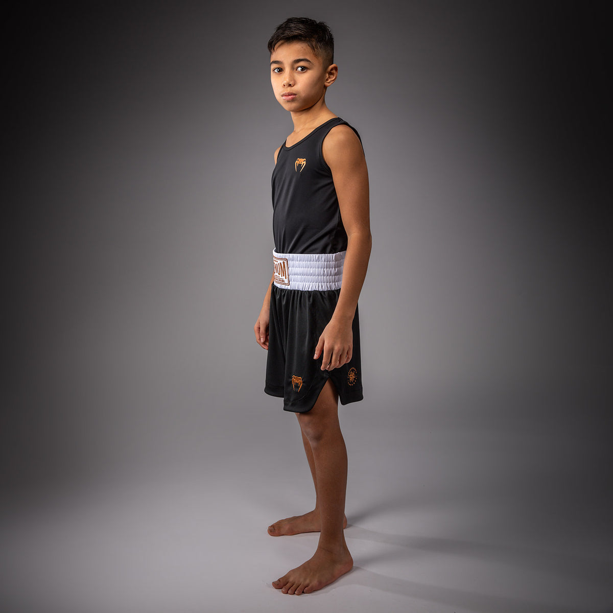 Short de Boxe Venum Classic Pour Enfants – Noir/Or - product-type_Shorts de boxe