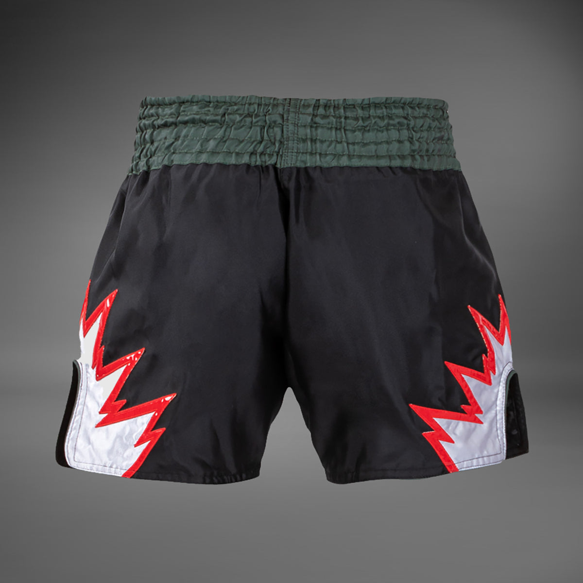 Shorts de Muay Thai Venum Inferno - Noir Profond/Kaki - product-type_Shorts de Muay Thai