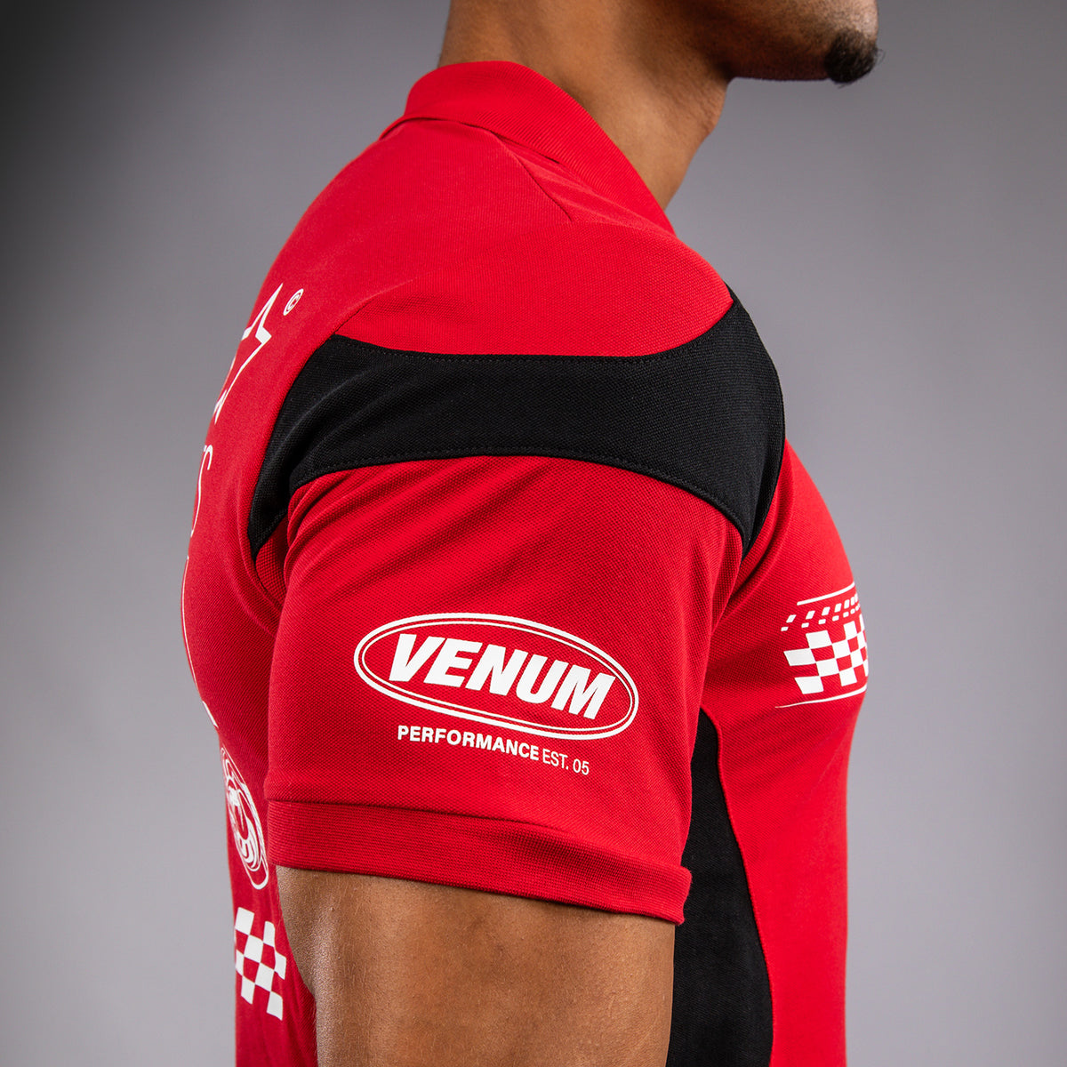 Polo en Coton Venum Motorsports - Rouge Vif