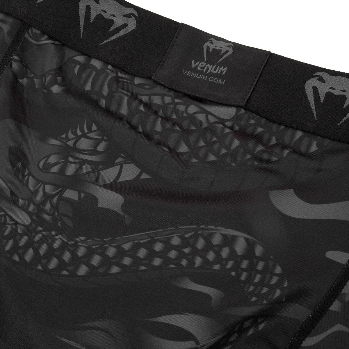 Short de compression Venum Dragon's Flight - Noir/Noir - Shorts de compression