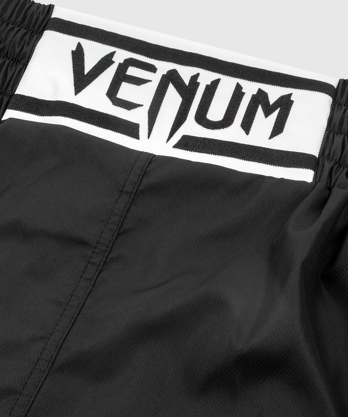 Short de boxe Venum Elite - Noir/Blanc - Shorts de boxe anglaise