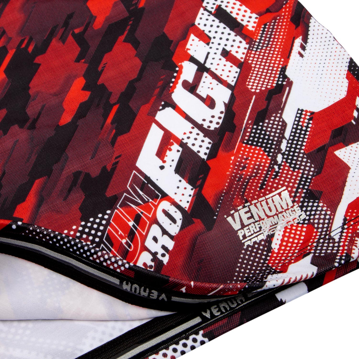 Rashguard Venum Tecmo - Manches longues - Rouge - T-shirts de compression