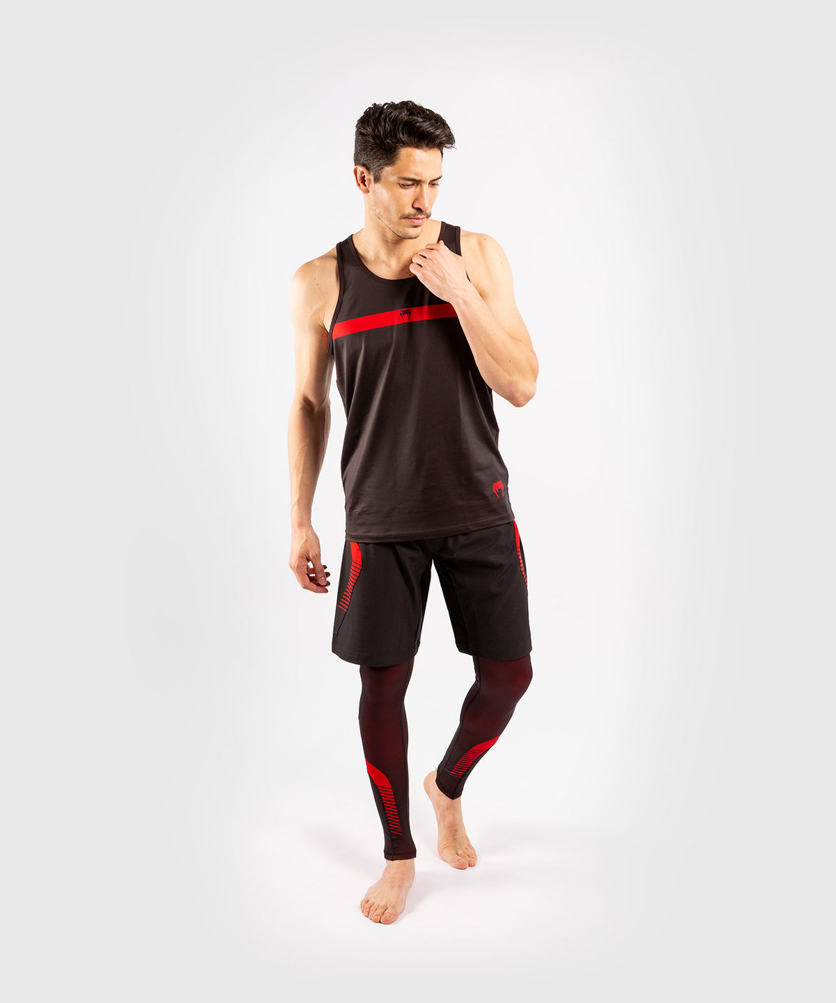 Short d'Entraînement Venum NoGi 3.0 - Noir/Rouge - Shorts de MMA