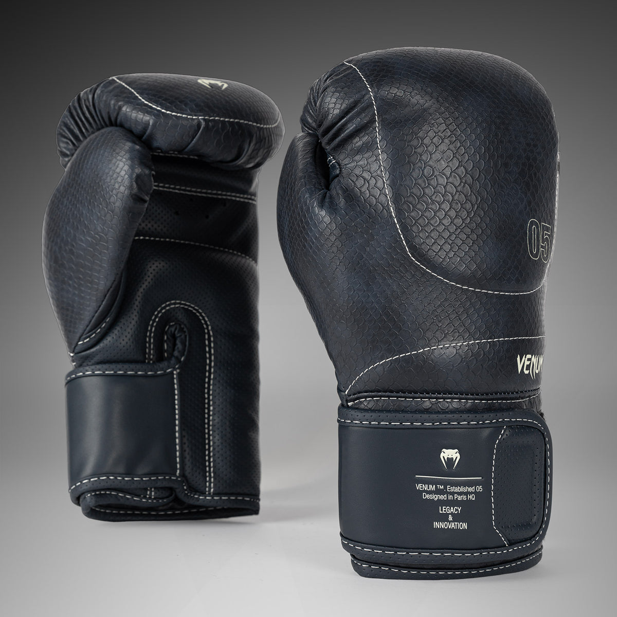 Gants de Boxe Venum Impact Evo Scales – Bleu Minuit - product-type_Gants de boxe