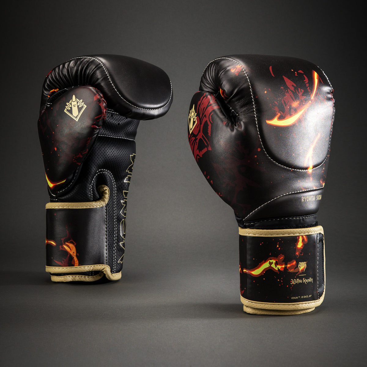 Gants de Boxe Impact Evo Sukuna Jujutsu Kaisen x Venum – Noir/Beige - product-type_Gants de boxe