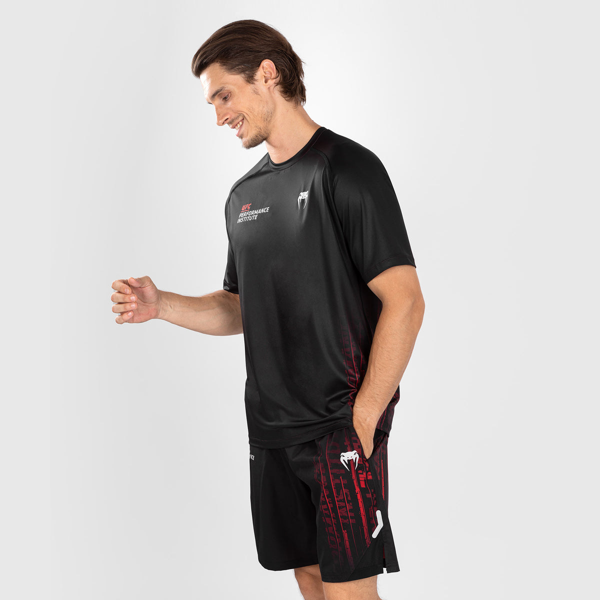 T-shirt Dry-Tech UFC Venum Performance Institute 2.0 - Noir/Rouge - product-type_T-Shirts Dry Tech