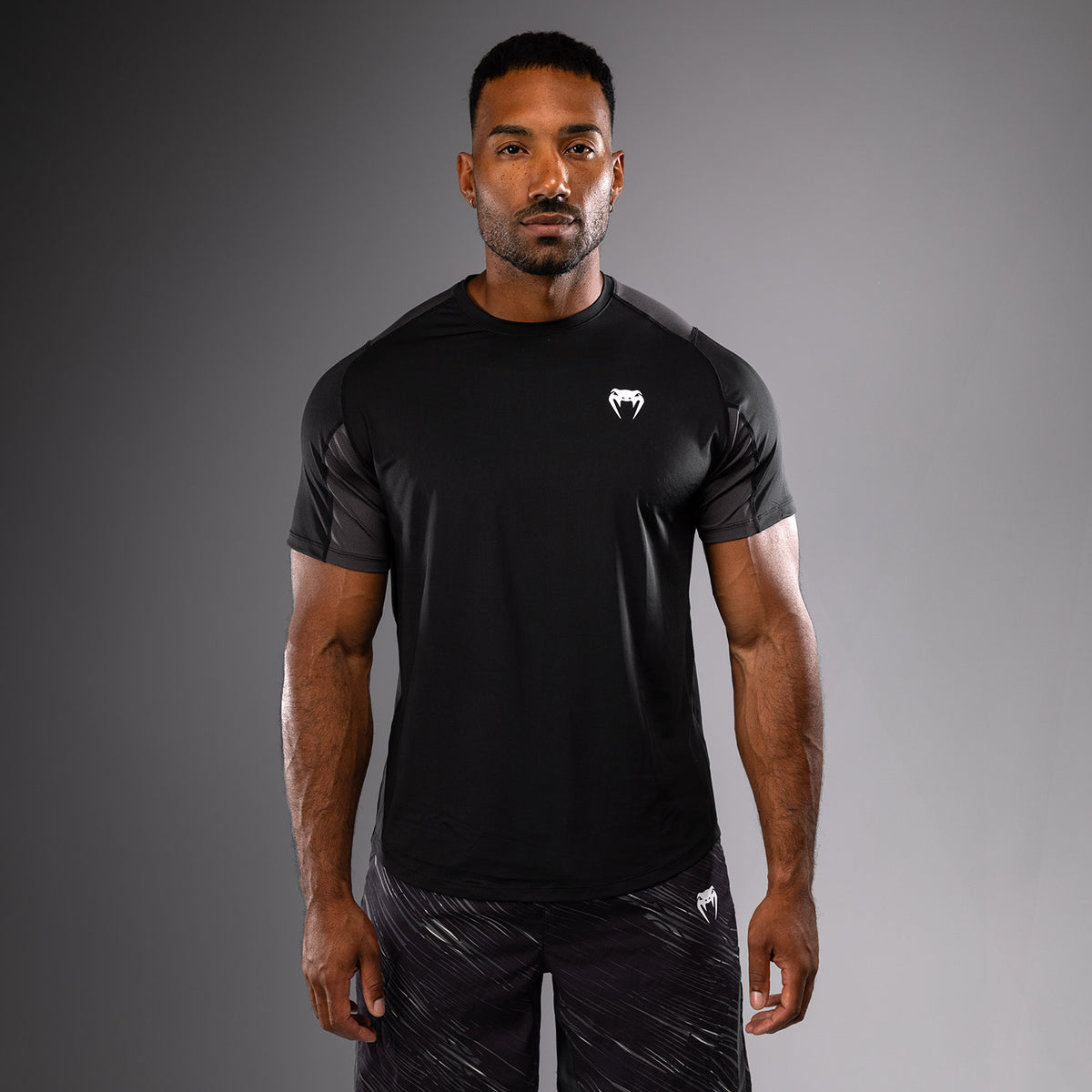 T-shirt Dry-Tech Venum Rapid - Noir/Gris Orage - product-type_T-Shirts Dry Tech