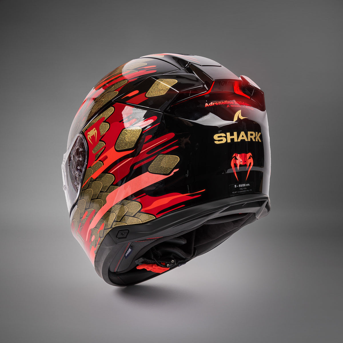 Casque de moto Venum x Shark SKWAL - Rouge/Or - product-type_Casque de Moto