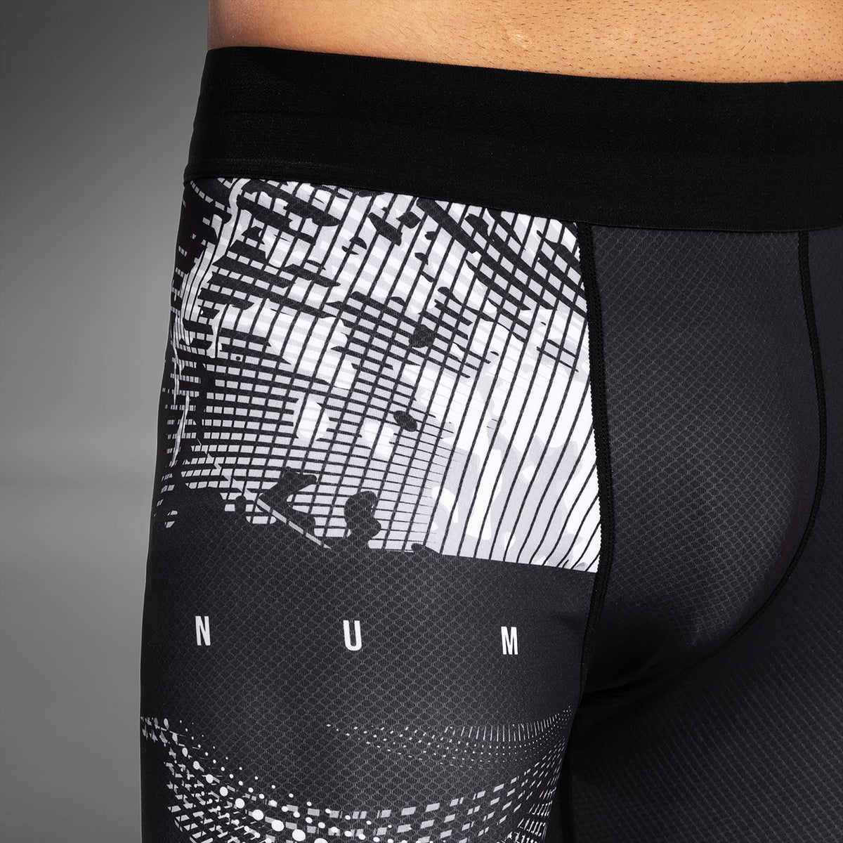 Pantalon de compression Venum Gorilla Jungle - Noir/Blanc - product-type_Pantalons de Compression