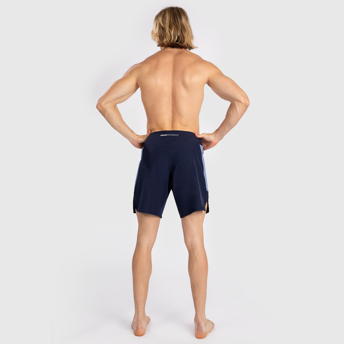 Short de Combat pour Hommes Venum Tempest - Bleu Marine/Bleu - product-type_Shorts de MMA