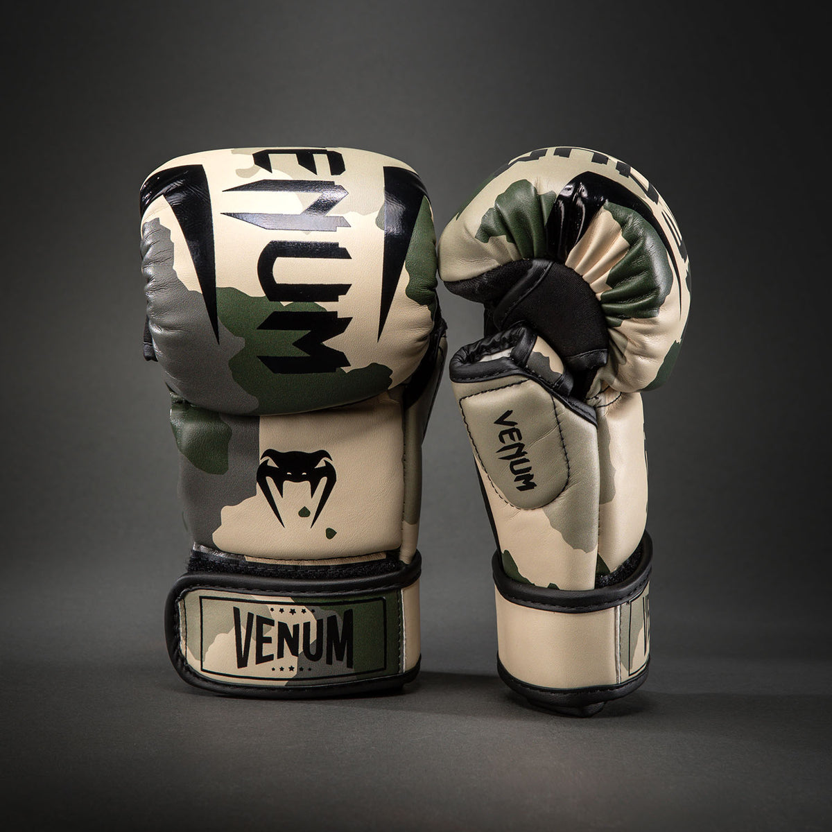 Gants de Sparring Venum Elite - Kaki/ Blanc Cassé - product-type_Gants de MMA