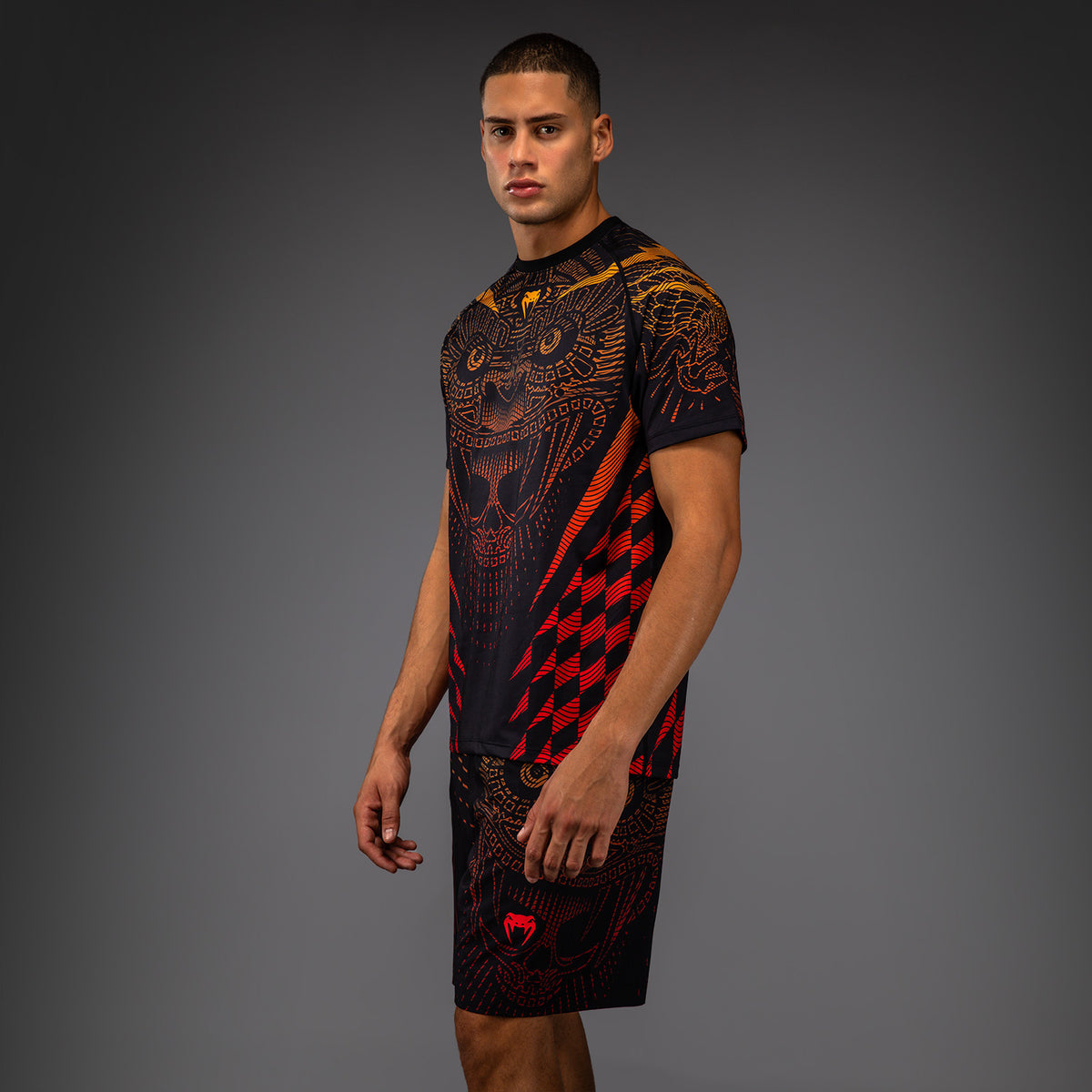 T-shirt Dry-Tech Venum Quetzal Fury - Noir/Rouge Fury/Mandarine - product-type_T-Shirts Dry Tech