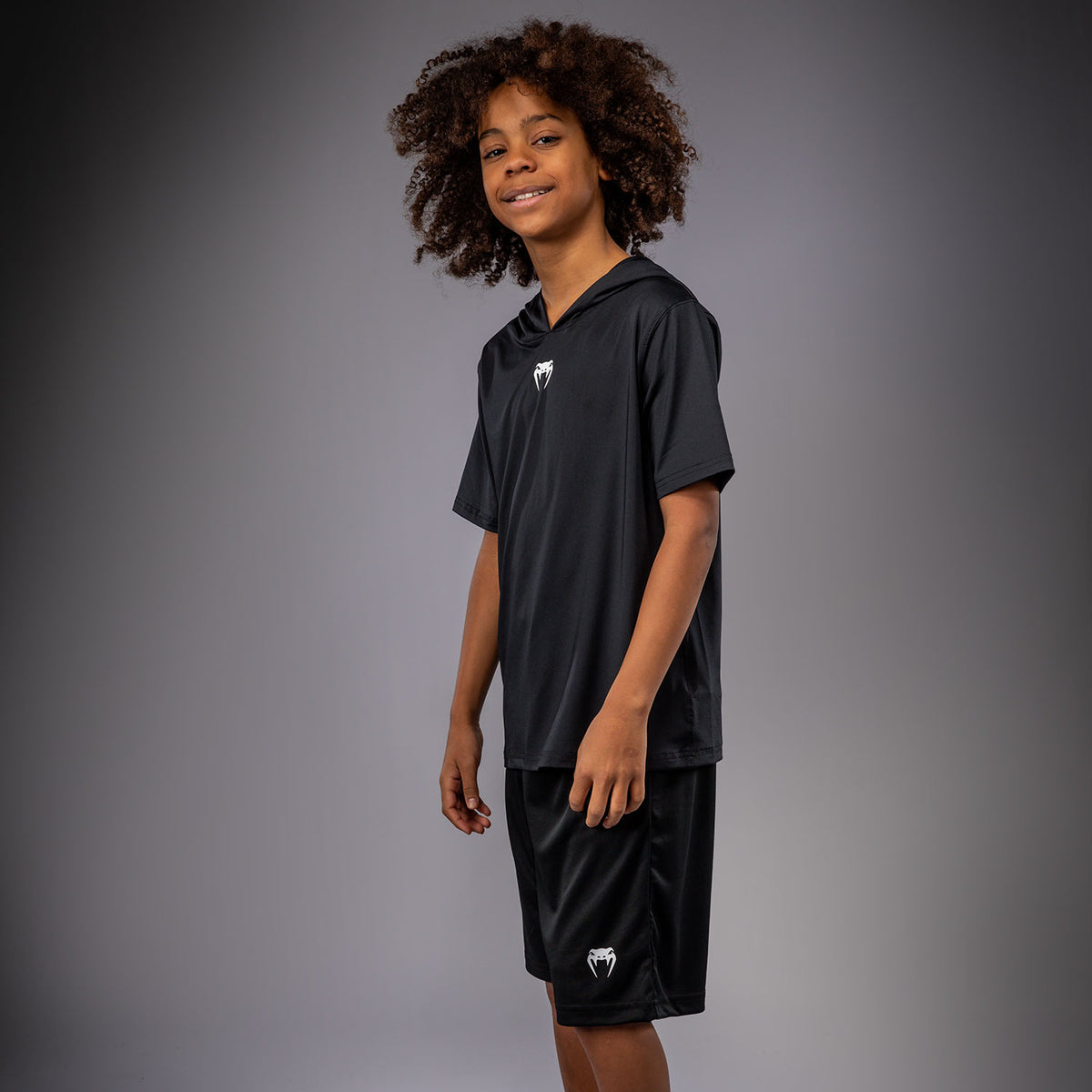 Sweat à capuche à manches courtes Dry Tech pour Enfants Venum Elite - Noir - product-type_Sweatshirts
