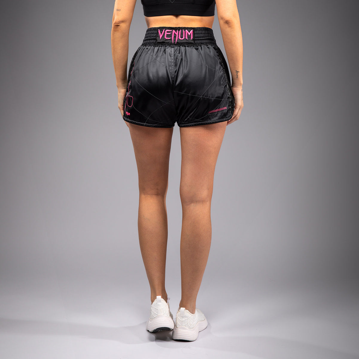 Short de Muay Thai Venum Tactical XT- Noir/Gris Tempête - product-type_Shorts de Muay Thai