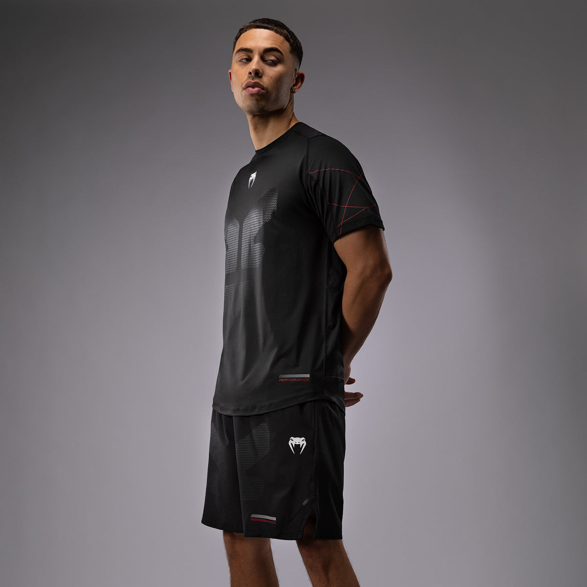T-Shirt Dry-Tech Venum Tactical XT - Noir/Rouge Feu - product-type_T-Shirts Dry Tech