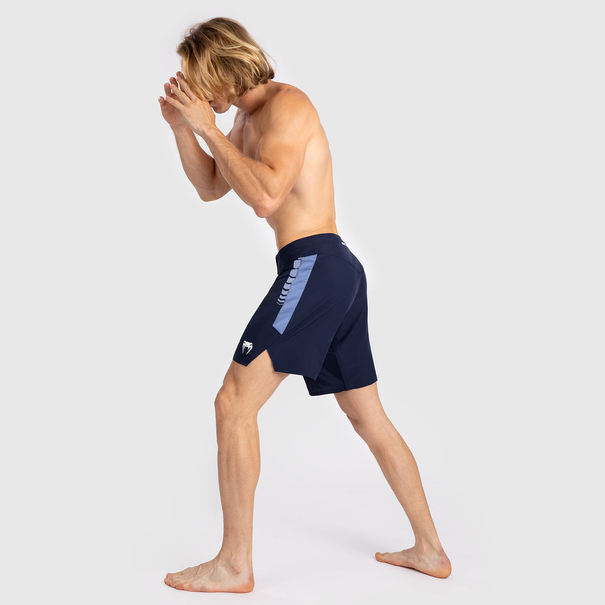 Short de Combat pour Hommes Venum Tempest - Bleu Marine/Bleu - product-type_Shorts de MMA