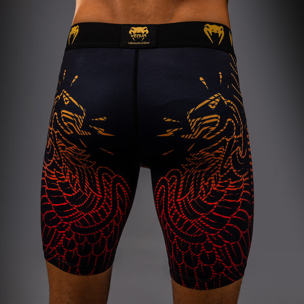 Short de Compression Venum Quetzal Fury - Noir/Rouge Fury/Mandarine - product-type_Shorts de compression