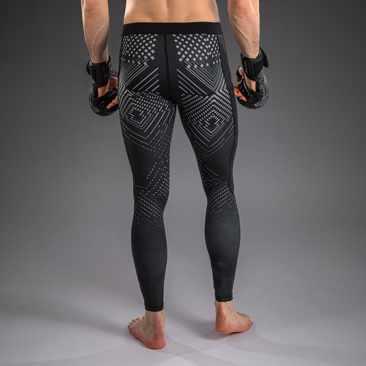 Spats Venum Midnight Fury – Noir/Gris/Argent - product-type_Pantalons de Compression