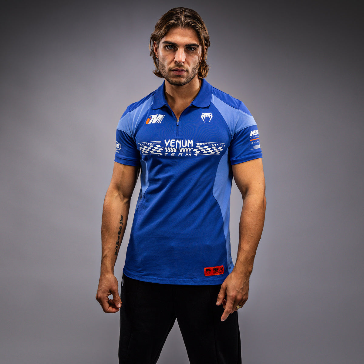 Polo en Coton Venum Motorsports - Bleu Royal