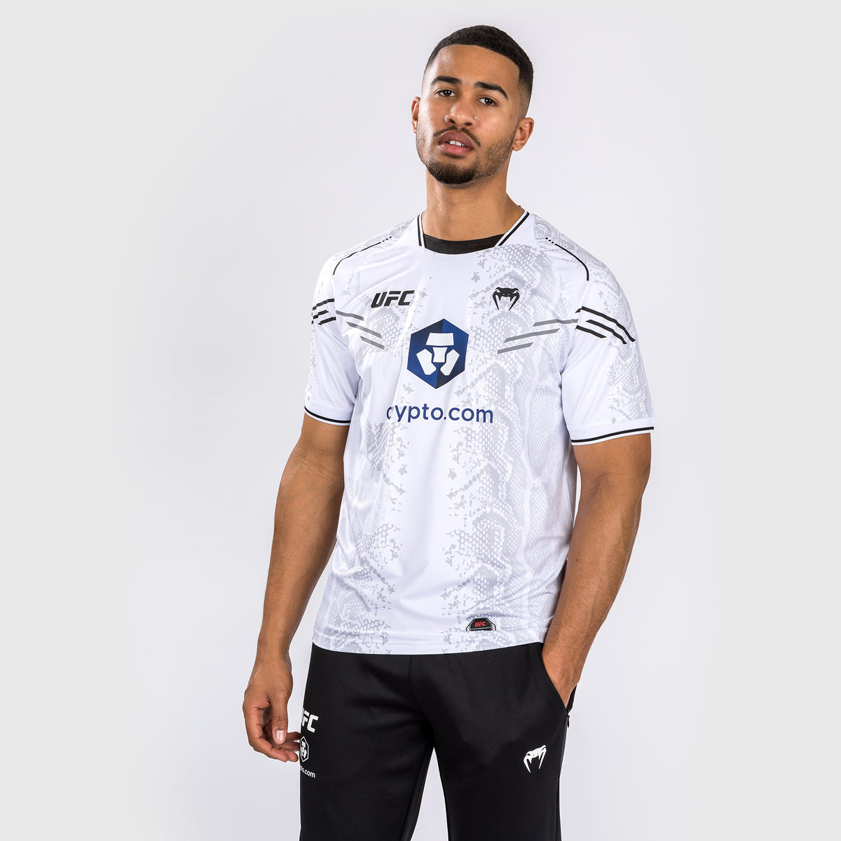 T-shirt Technique Personnalisé pour Hommes UFC Adrenaline by Venum Authentic Fight Night - Blanc - product-type_T-Shirts Dry Tech