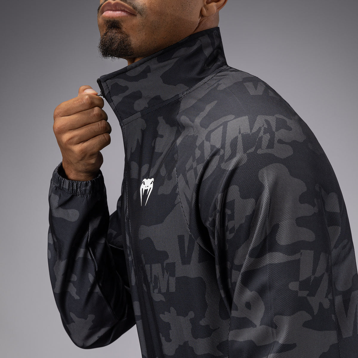 Veste de Survêtement Pour Hommes Venum Trooper - Noir/Charbon - product-type_Sweatshirts