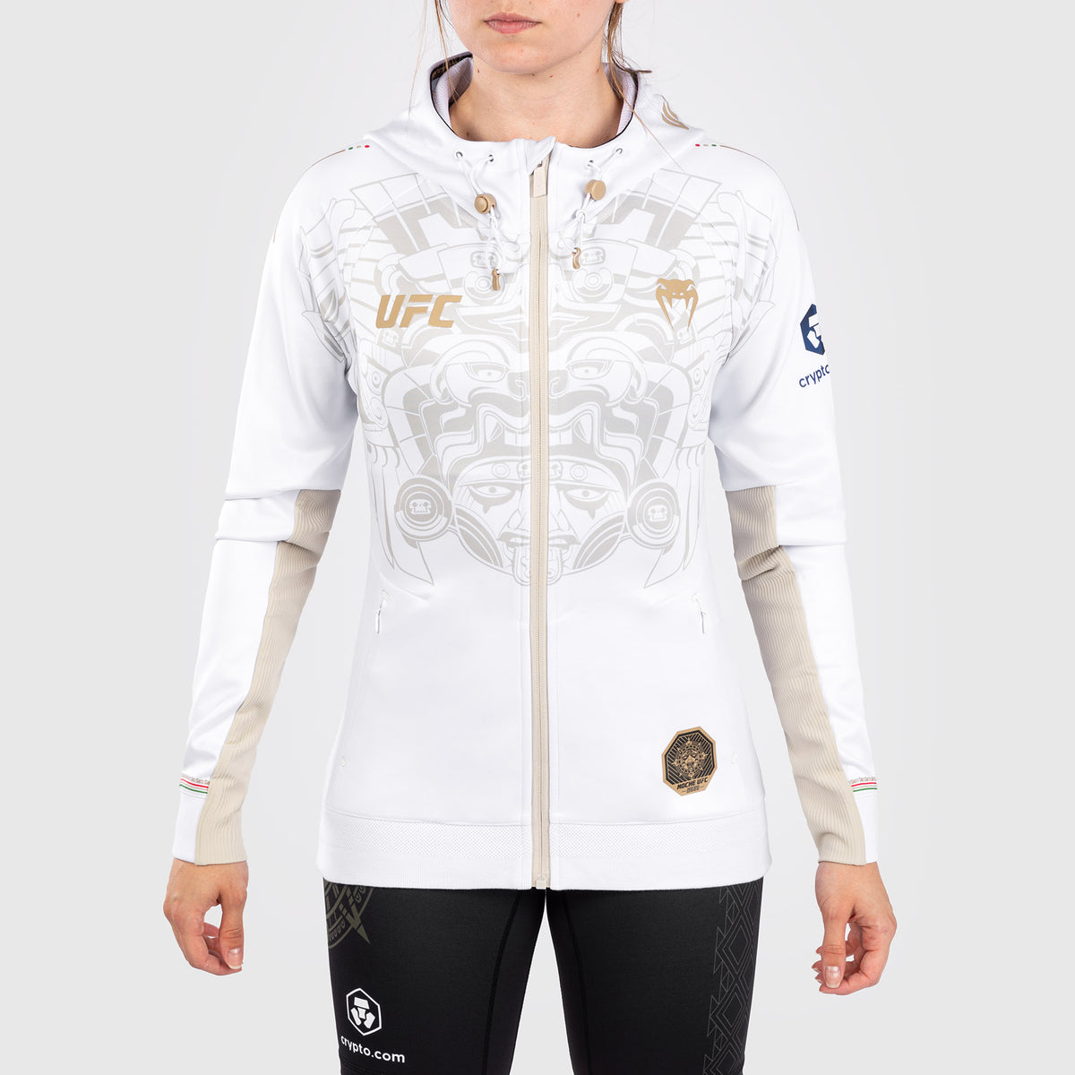 Noche UFC by Venum Authentic Fight Night Sweat à capuche pour femme - Blanc - product-type_Vestes