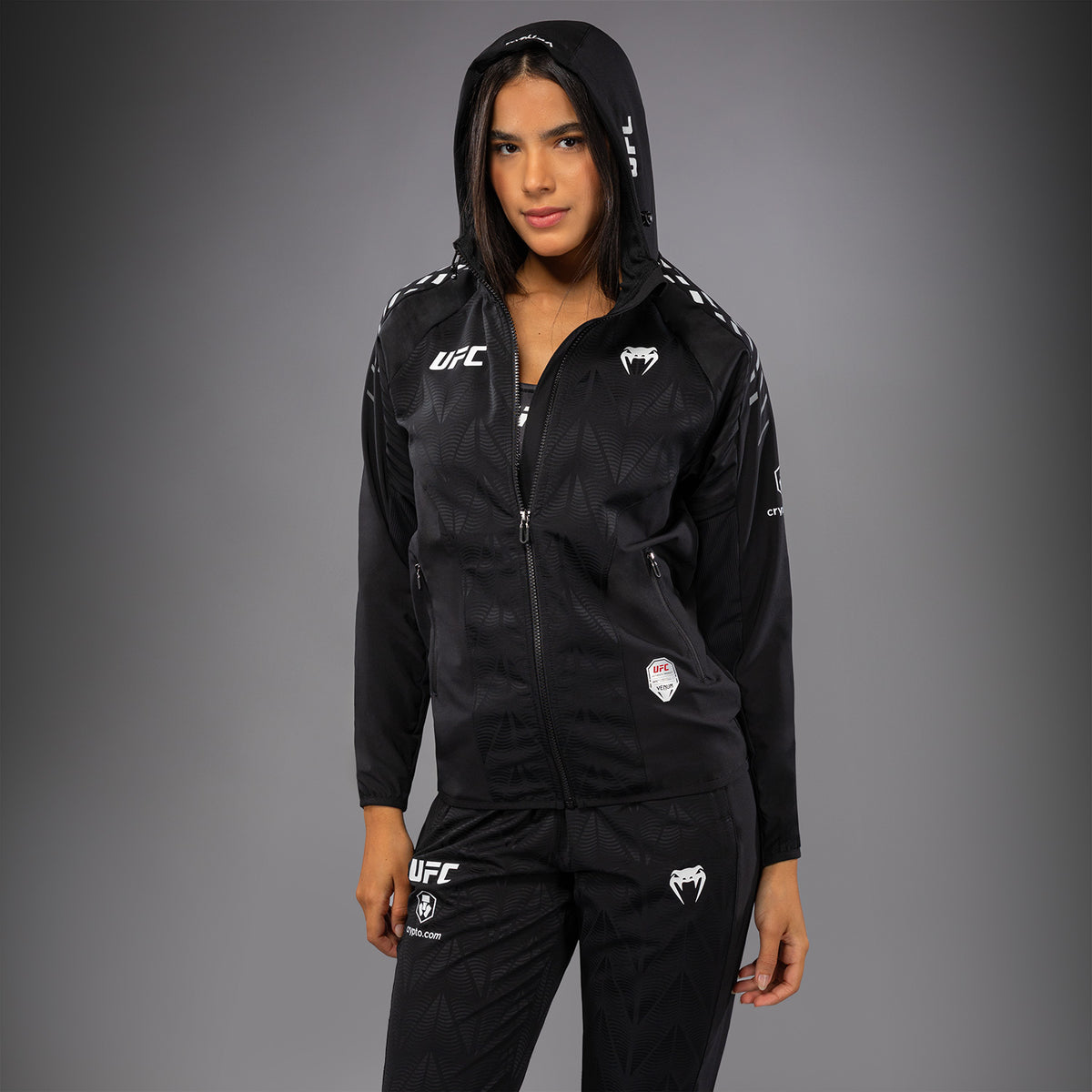 Sweat à capuche Walkout Femme UFC Zenith by Venum Authentic Fight Night - Noir - product-type_Sweatshirts