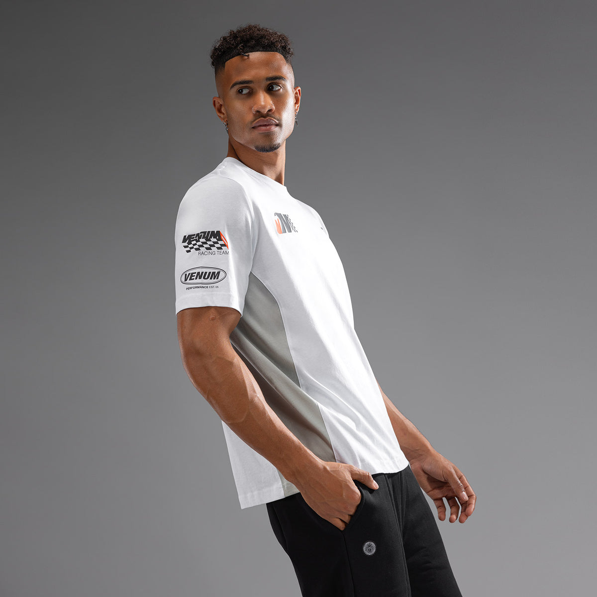 T-Shirt Venum Motorsports - Blanc Neige