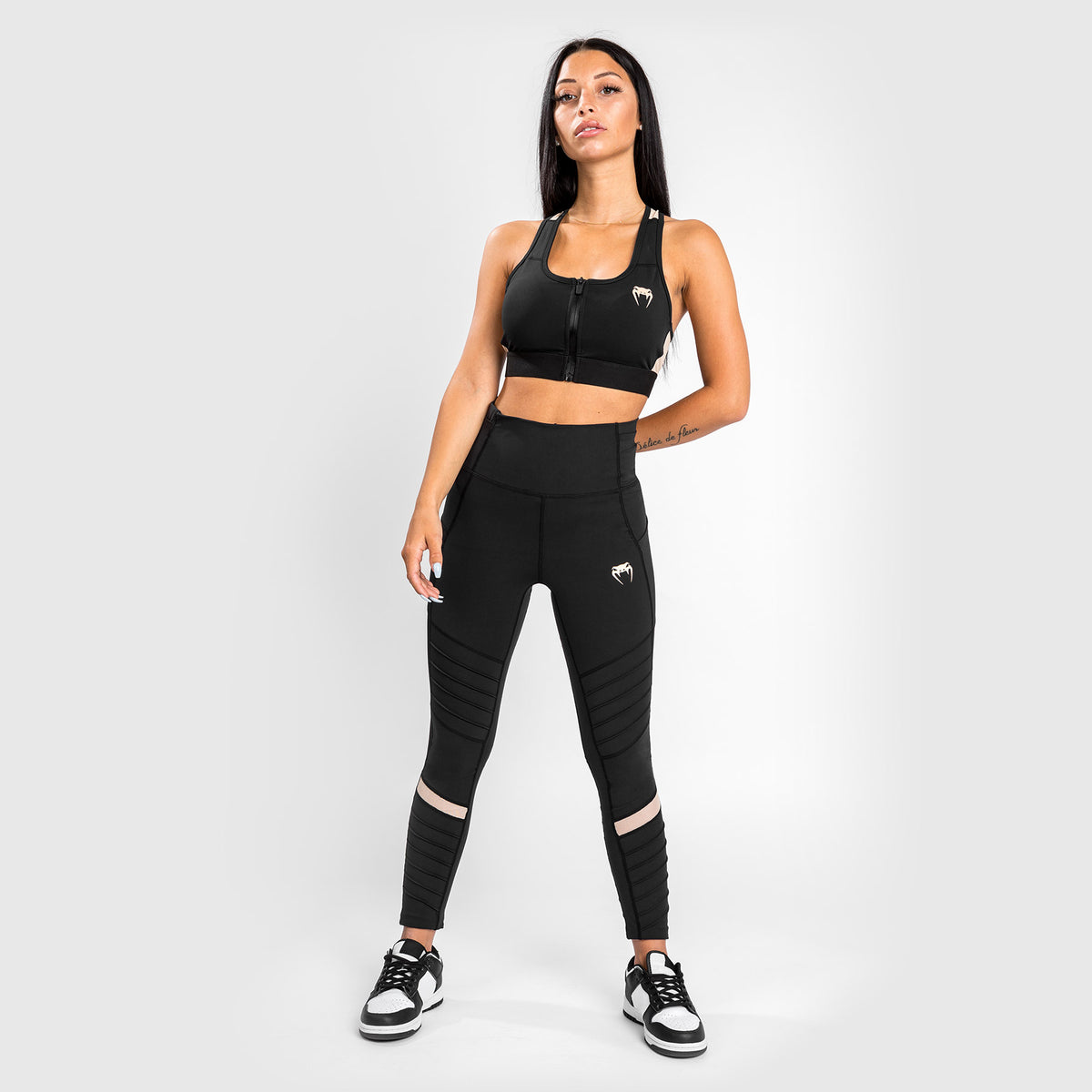 Legging Venum Moto 7/8 - Pour Femme - Noir/Sable - product-type_Leggings