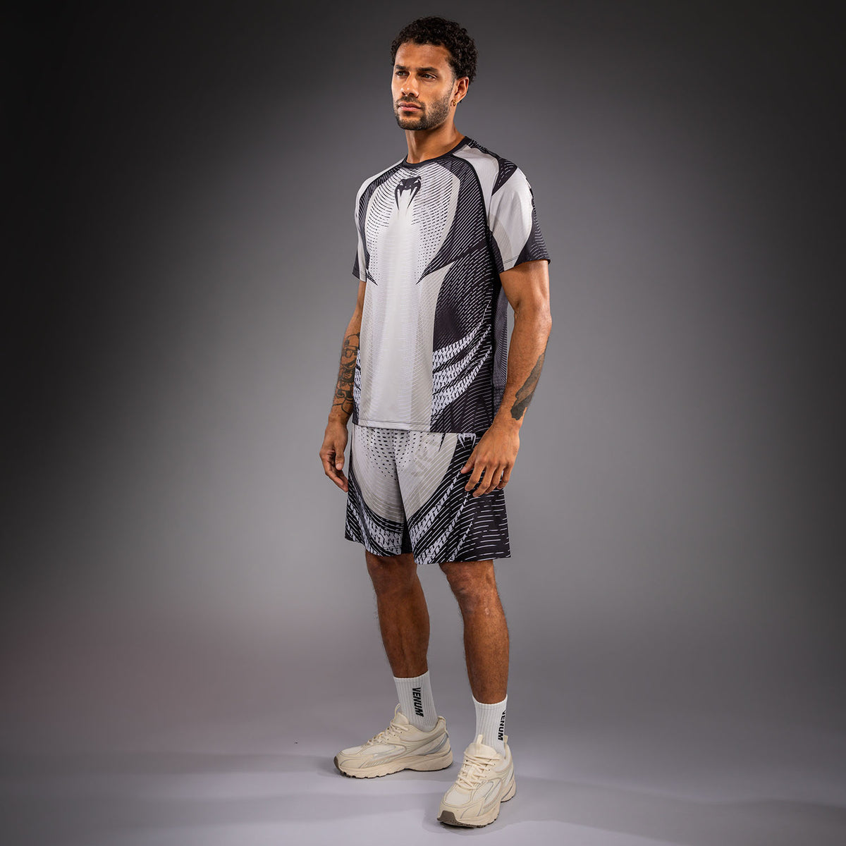 T-shirt Dry Tech Venum Galactic 3.0 - Blanc Cassé/Noir - product-type_T-Shirts Dry Tech