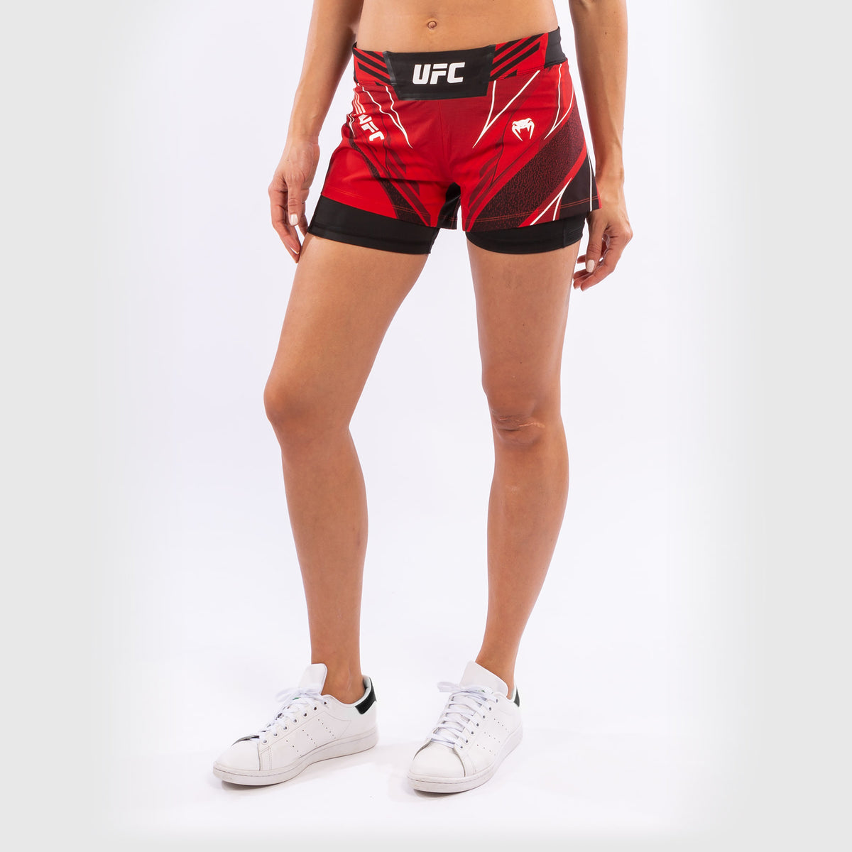 Fightshort Femme UFC Venum Authentic Fight Night - Coupe Courte - Rouge - product-type_Shorts de MMA