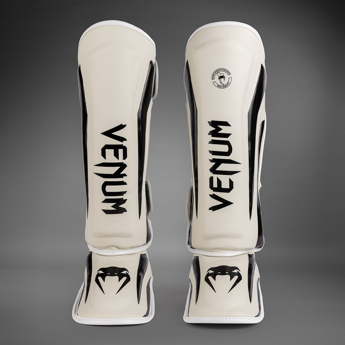 Protège-tibias Venum Elite - Blanc/Noir - product-type_Protège-tibias