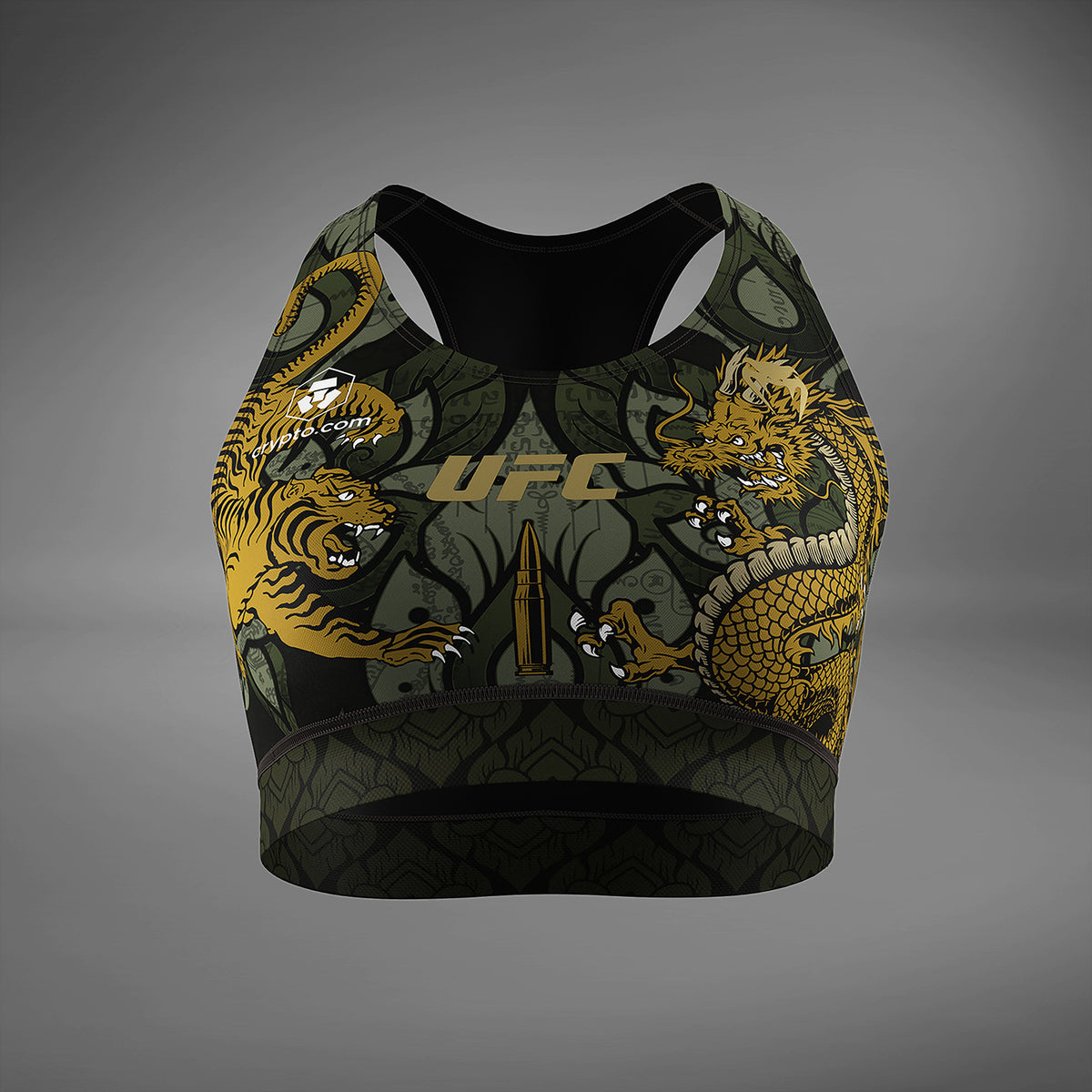 Brassière de Sport pour Femmes UFC Unrivaled by Venum Valentina Shevchenko - Vert - product-type_Brassières de sport