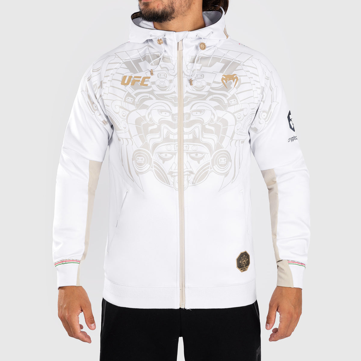 Noche UFC by Venum Authentic Fight Night Sweat à capuche pour homme - Blanc - product-type_Vestes