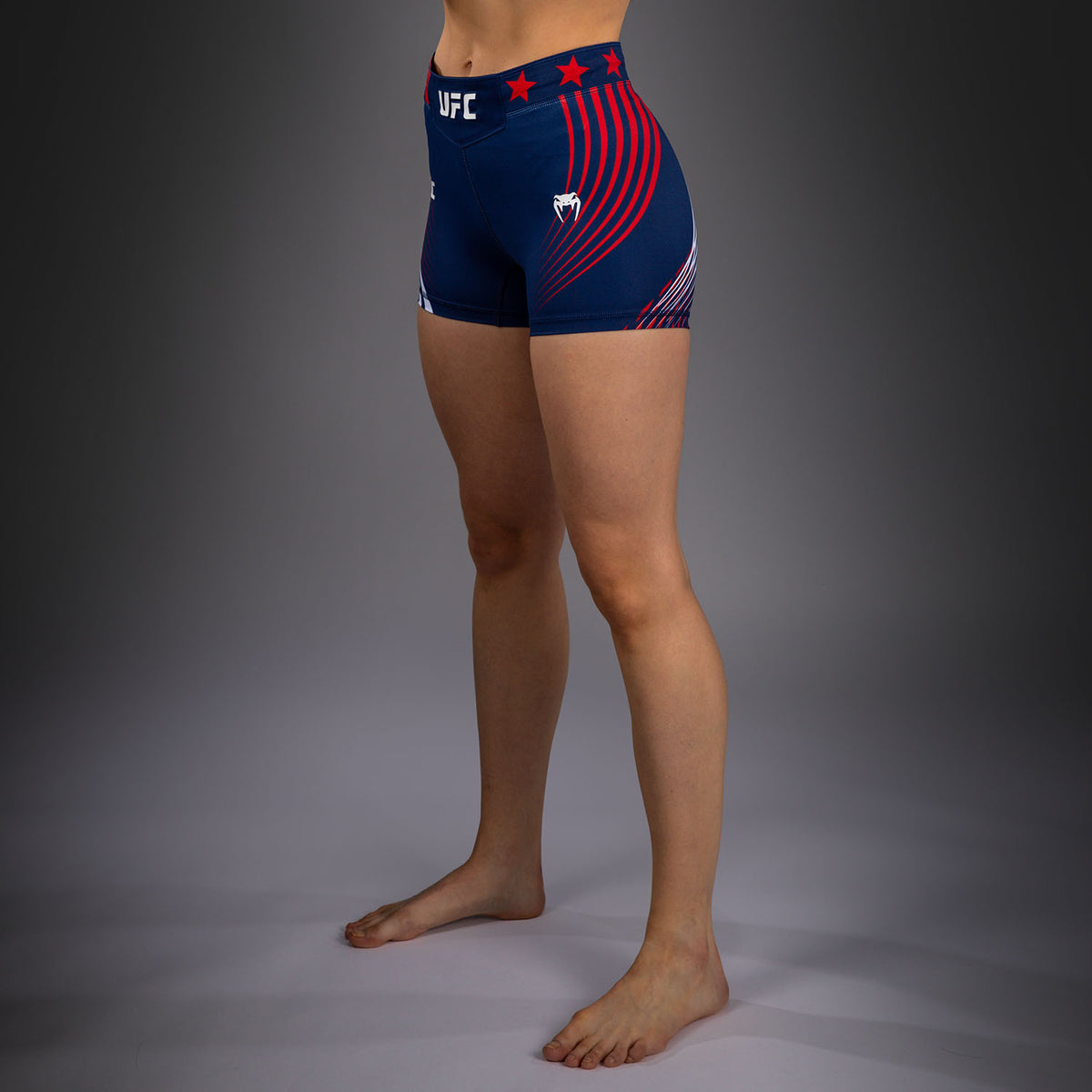Official UFC Freedom 250 by Venum Authentic Short Vale Tudo coupe courte pour femme - Bleu - product-type_Shorts de compression