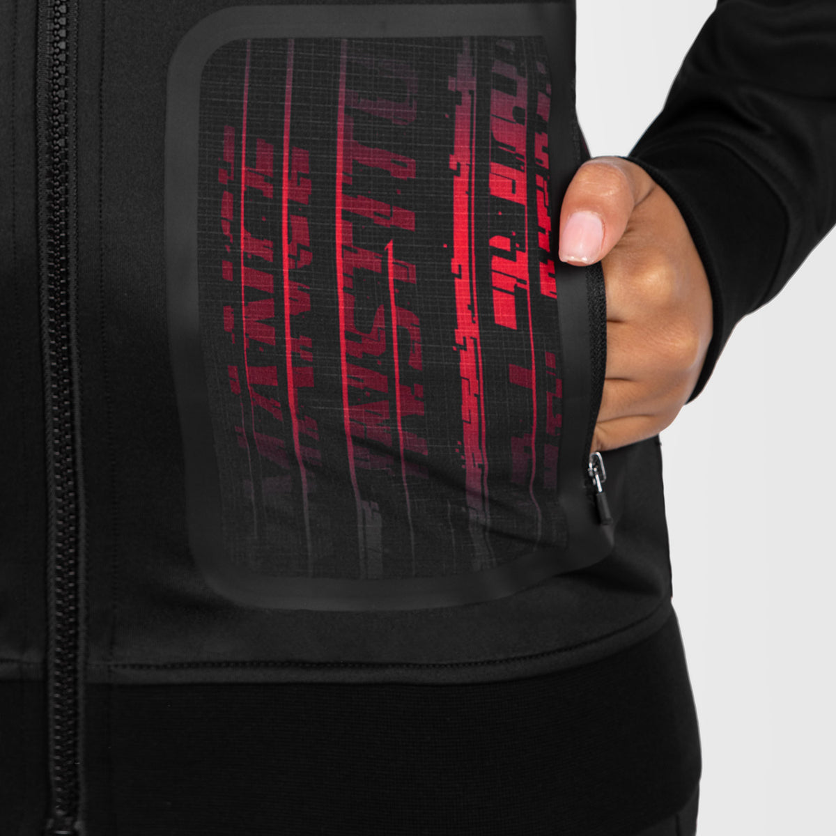 Veste à Capuche pour Femmes UFC Venum Performance Institute 2.0 - Noir/Rouge - product-type_Vestes