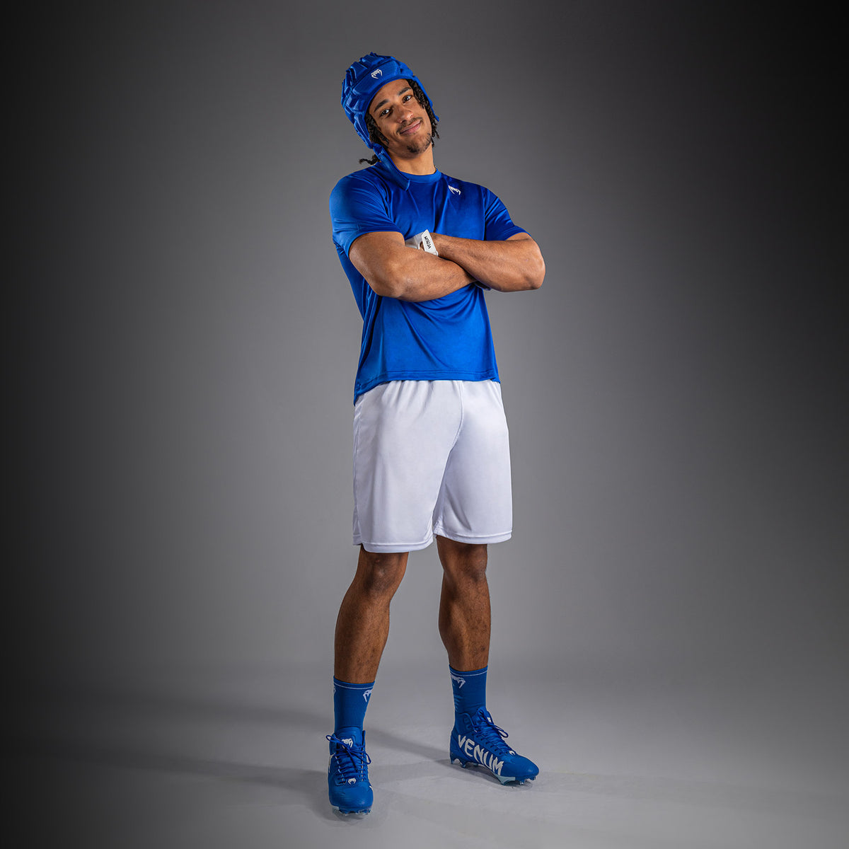 T-shirt à manches Courtes Venum Lineup Performance - Bleu Royal/Blanc - product-type_T-Shirts Dry Tech